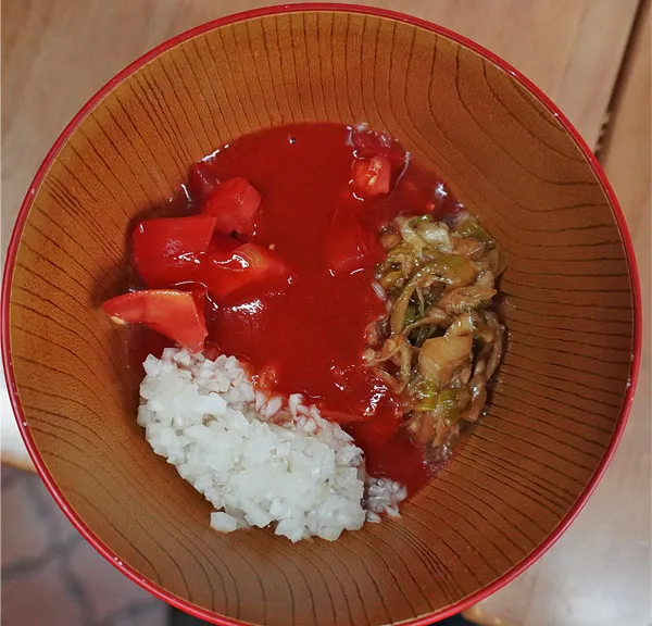 【醤油麹ネギと醤油麹ネギタレで2種のつけ麺】